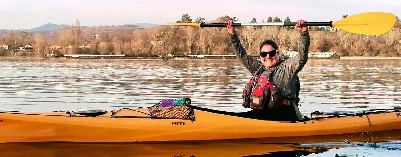 Szob  - Pilismaróti öböl téli kajaktúra